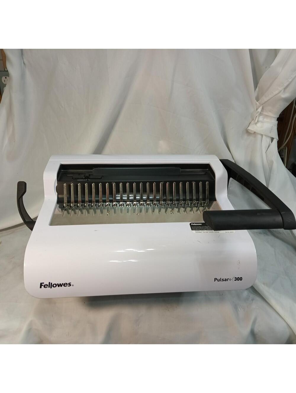 Fellowes Pulsar 300 Manual Comb Binding Machine Office 300 Sheet Tested Working